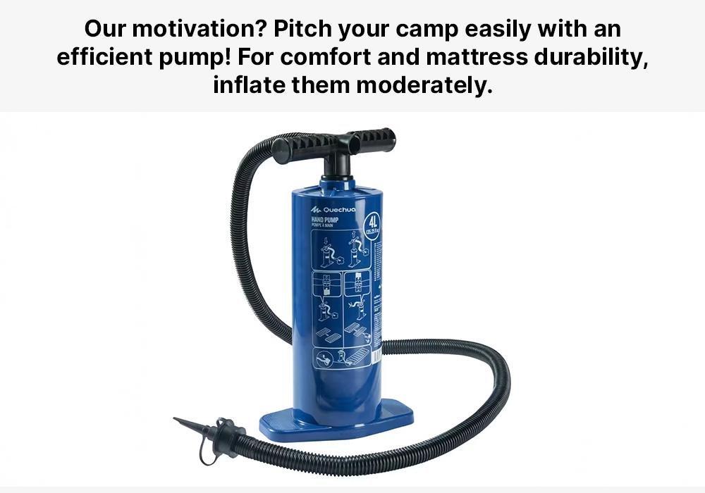 Double-Action Hand Pump, Blue, No Color, large image number 13