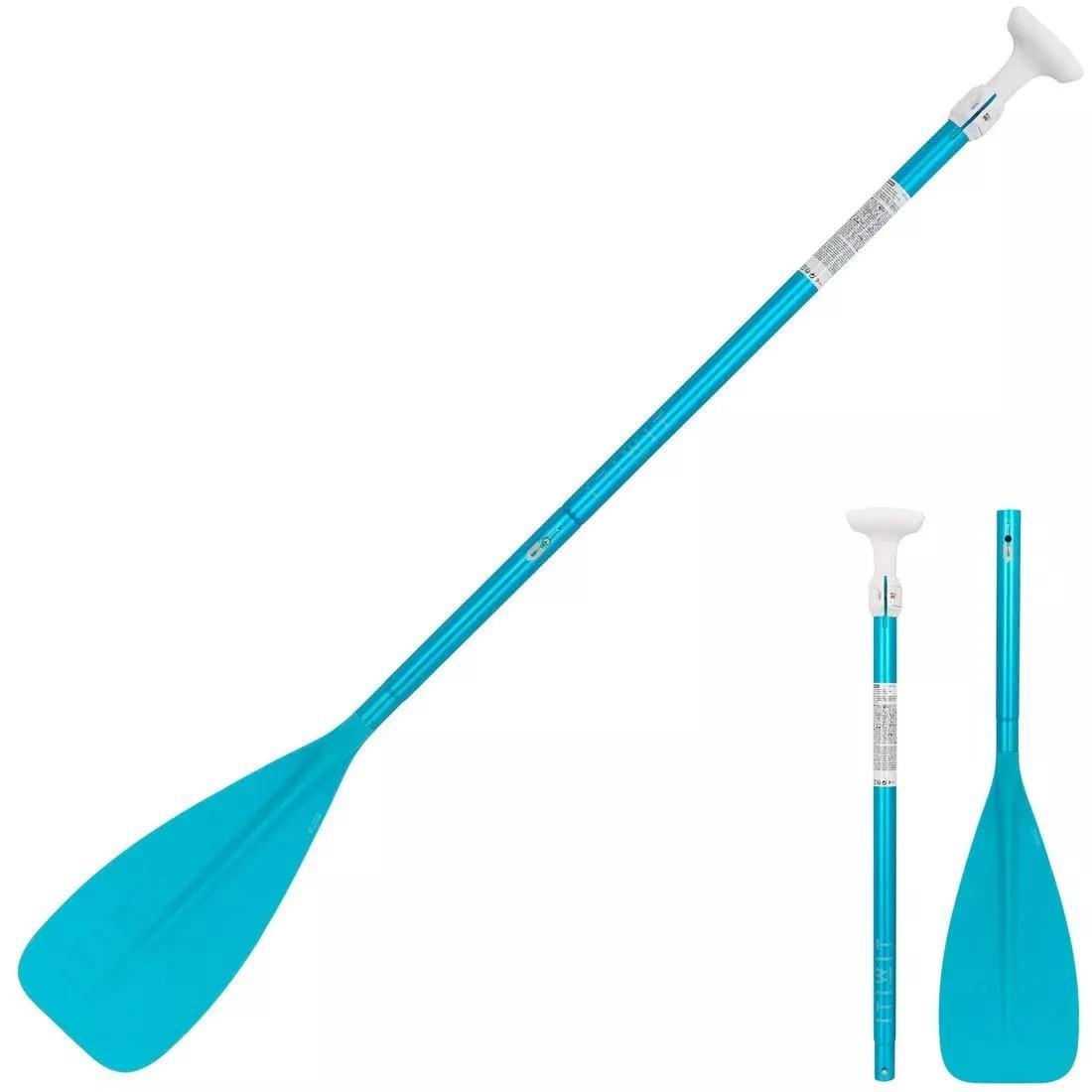 2-Part Sup Paddle 100 Collapsible Adjustable 140-1Builds, Glacier Blue, No Color, medium