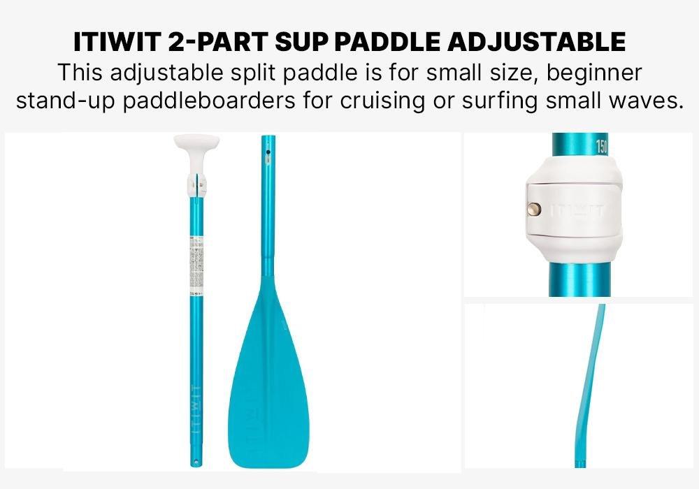 2-Part Sup Paddle 100 Collapsible Adjustable 140-1Builds, Glacier Blue, No Color, large image number 18