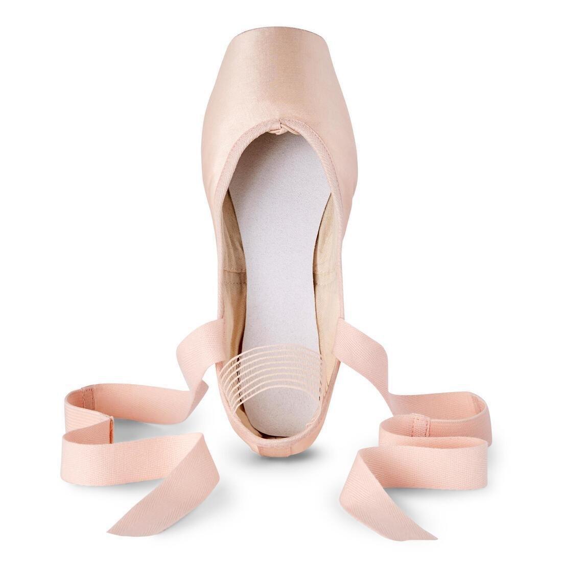 Beginner Pointe Shoes With Flexible Soles, Bisque, , large image number 6