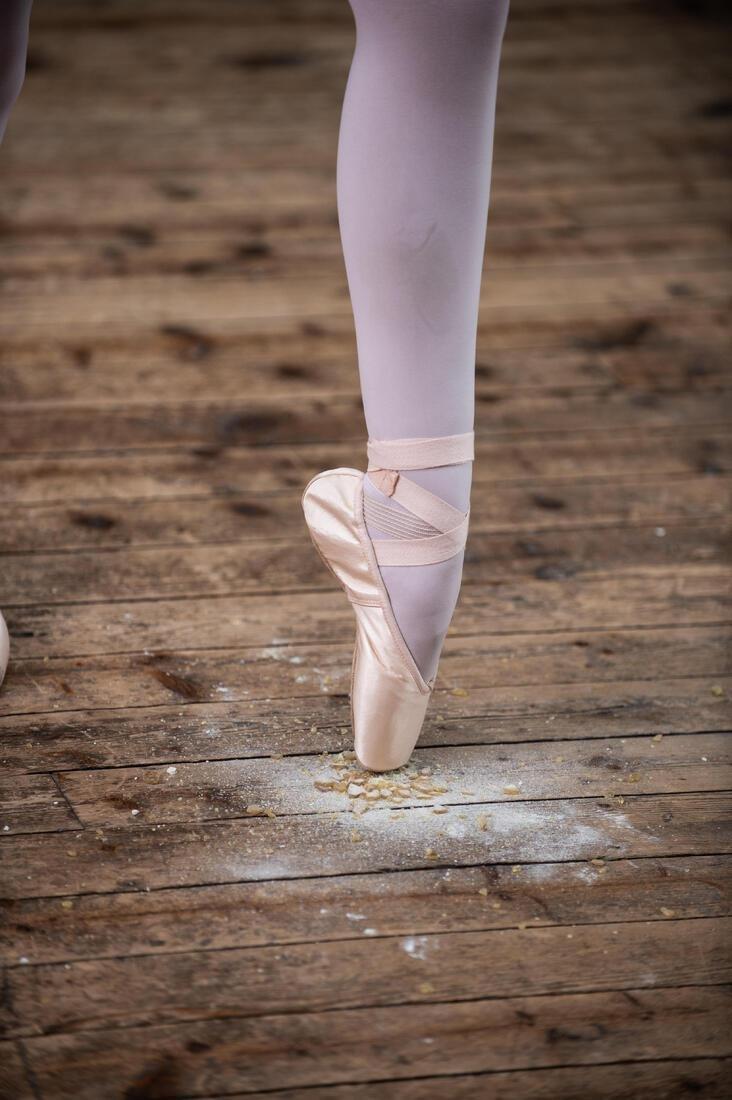 Beginner Pointe Shoes With Flexible Soles, Bisque, , large image number 13