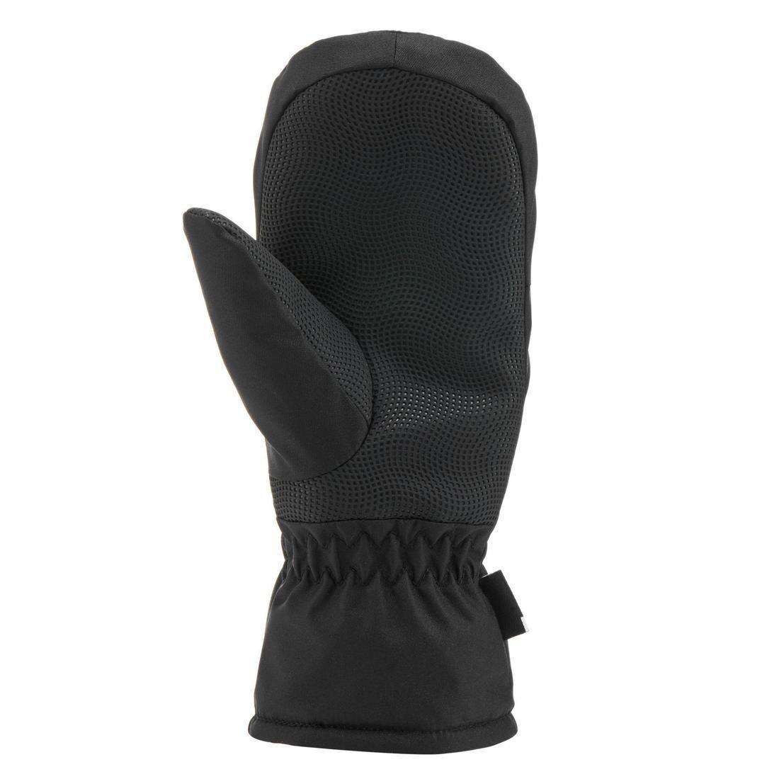 Childrens Ski Mittens, Black, , large image number 1