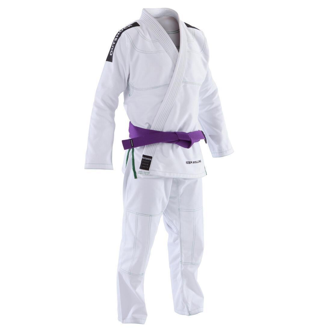 500 Brazilian Jiu-Jitsu Adult Uniform-White, No Color, large image number 0
