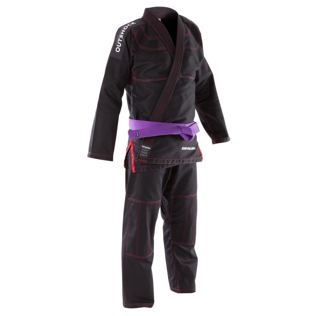 500 Brazilian Jiu-Jitsu Adult Uniform-White, No Color, medium