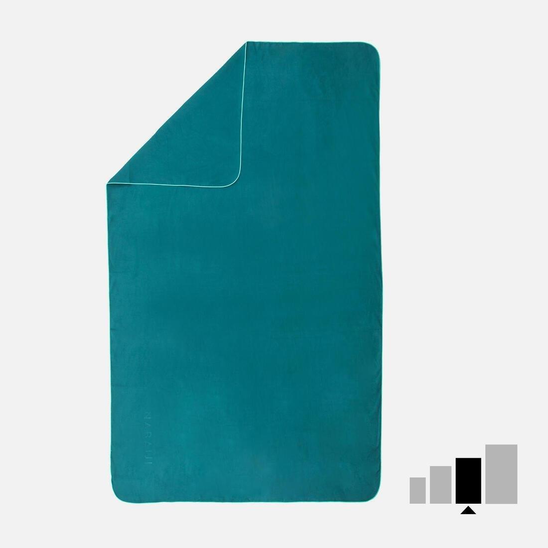 Microfibre Pool Towel, Jungle Green, No Color, large image number 1
