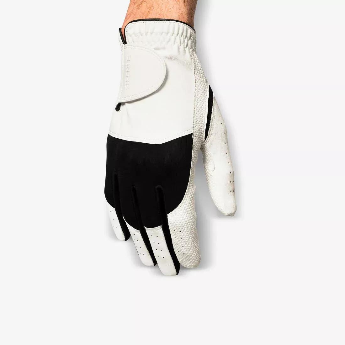 ULTRA WHITE Men's golf glove left handed, 100 white and black, , large image number 0