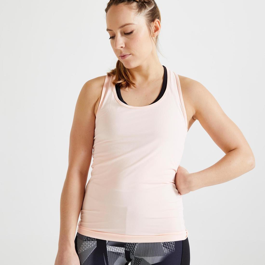 Muscle Back Fitness Tank Top My Top, Fluo Pale Peach, No Color, large image number 0