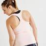 DOMYOS - Muscle BackFitness Tank Top My Top, Fluo Pale Peach