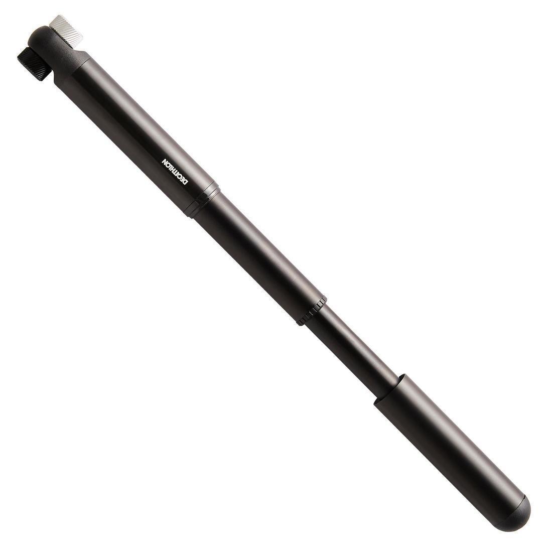 Compact Road Bike Hand Pump, Black, No Color, large image number 2