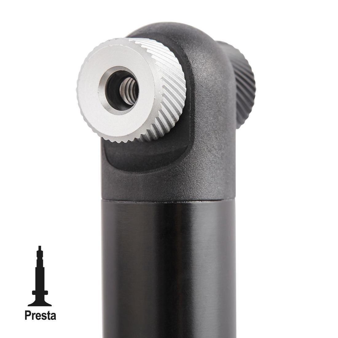 Compact Road Bike Hand Pump, Black, No Color, large image number 5
