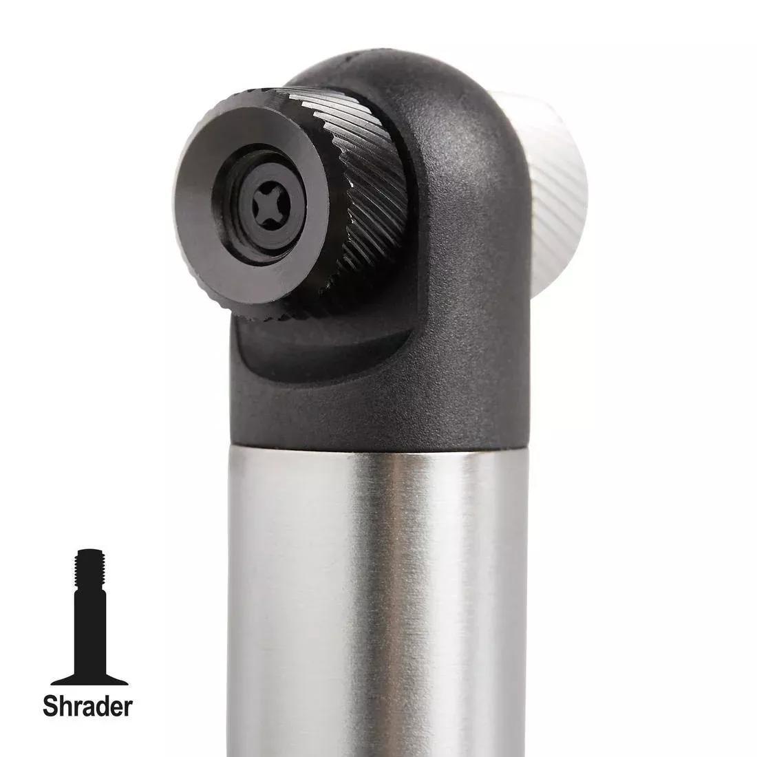 Compact Road Bike Hand Pump, Black, No Color, large image number 12