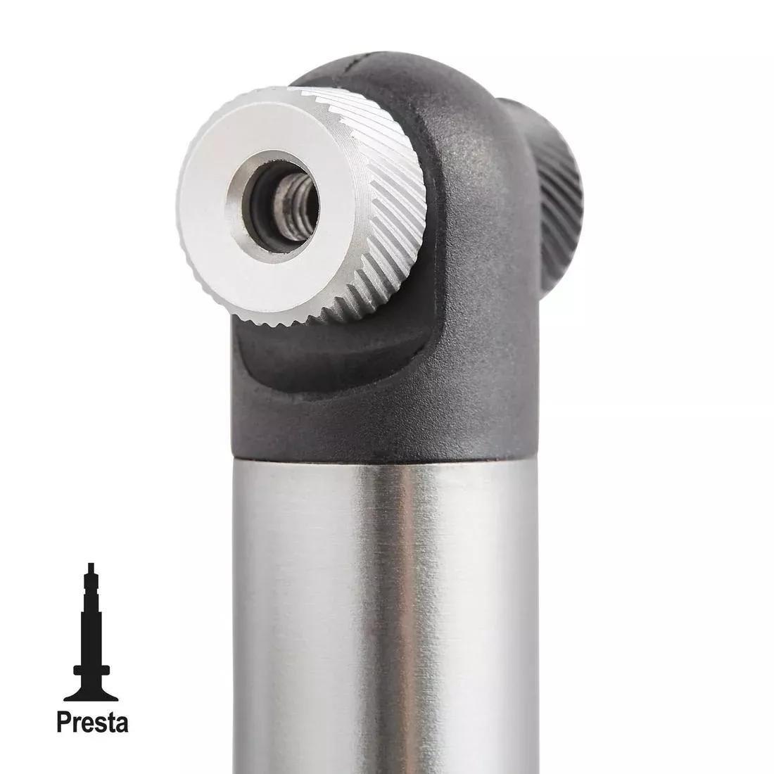 Compact Road Bike Hand Pump, Black, No Color, large image number 14