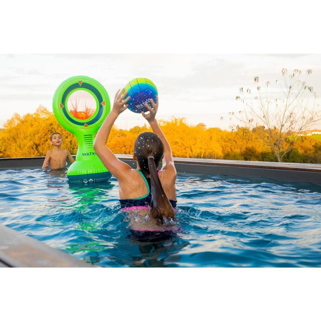 Grip Pool Ball, Rainbow, Blue, No Color, large image number 1