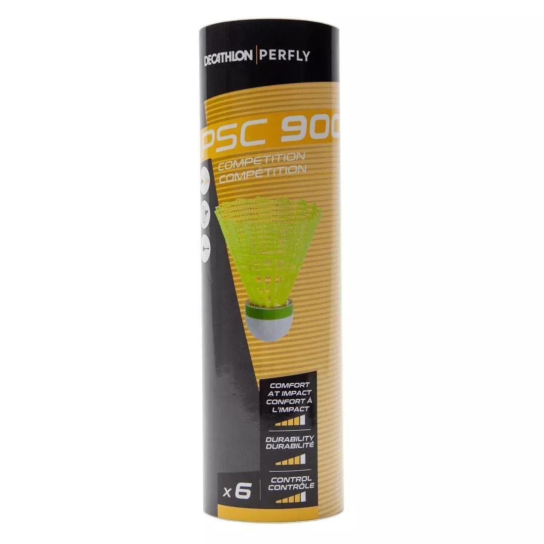 Plastic Shuttlecock Psc 900 X, Yellow, No Color, large image number 1