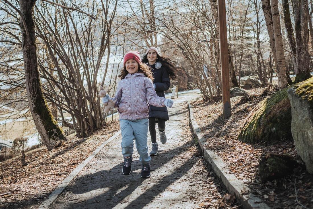 Kids Unisex Waterproof Winter Hiking Jacket - SH100 - Age 2-6, Mauve, No Color, large image number 8