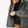 QUECHUA - Kids Waterproof Winter Hiking Jacket Sh100 X-Warm -1C, Khaki Brown