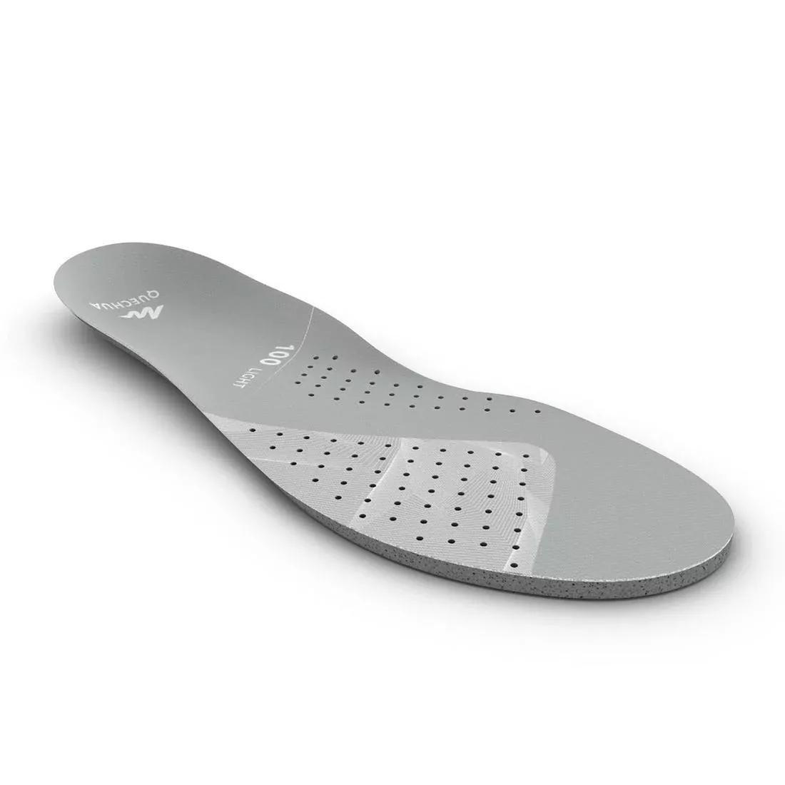 Hiking Insoles, HIKE 100, Pewter, No Color, large image number 6