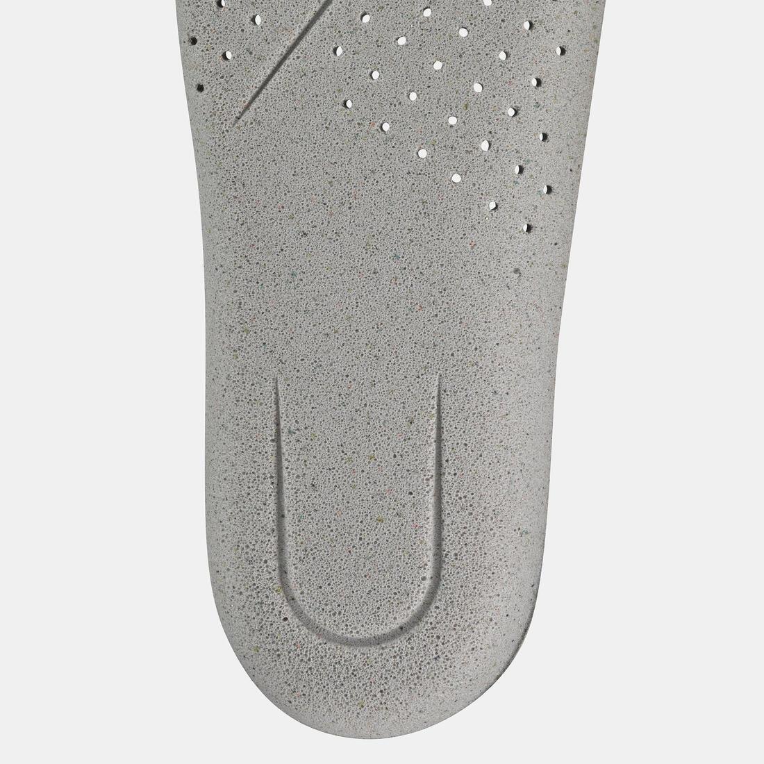 Hiking Insoles, HIKE 100, Pewter, No Color, large image number 12