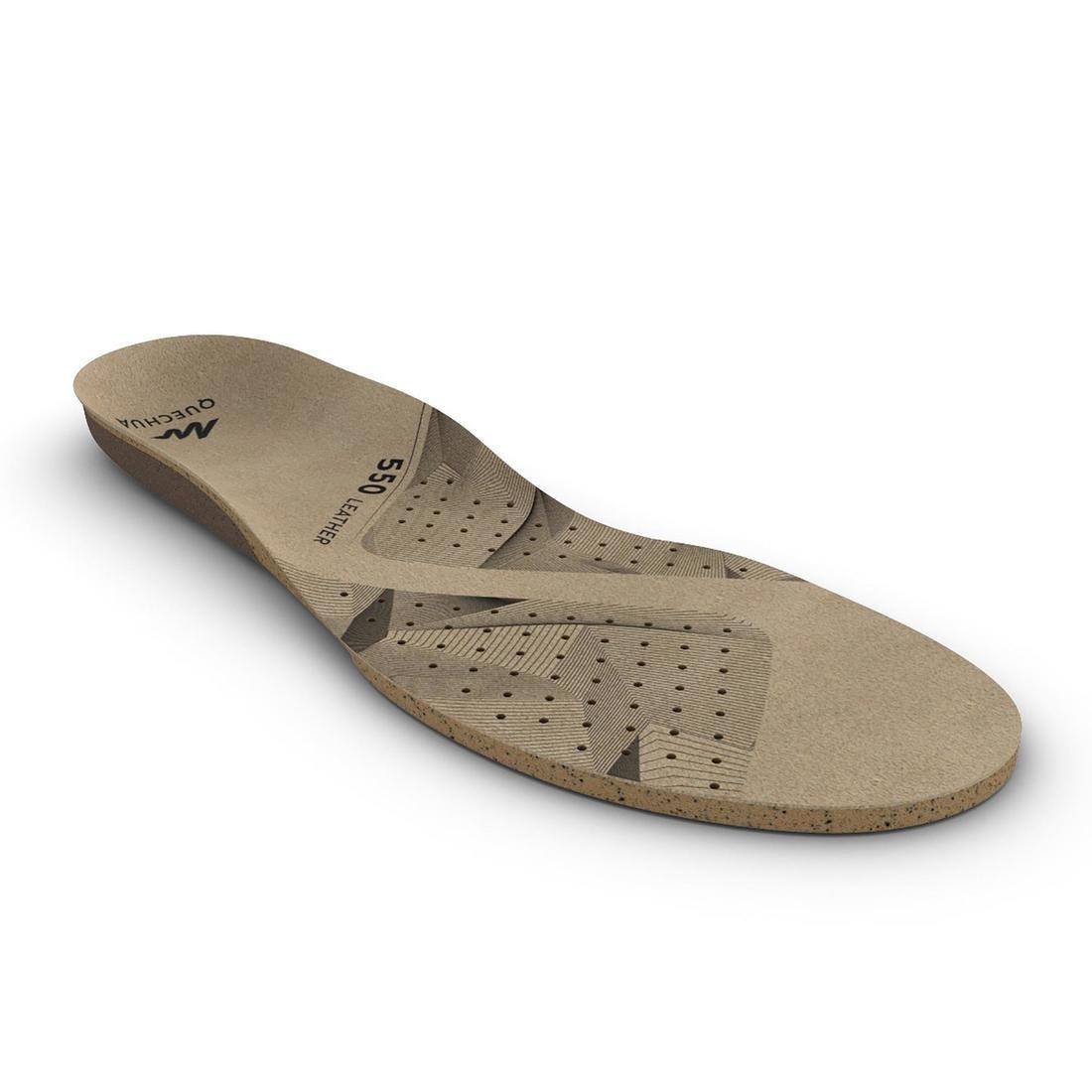 Leather Walking Insoles, Beige, , large image number 1