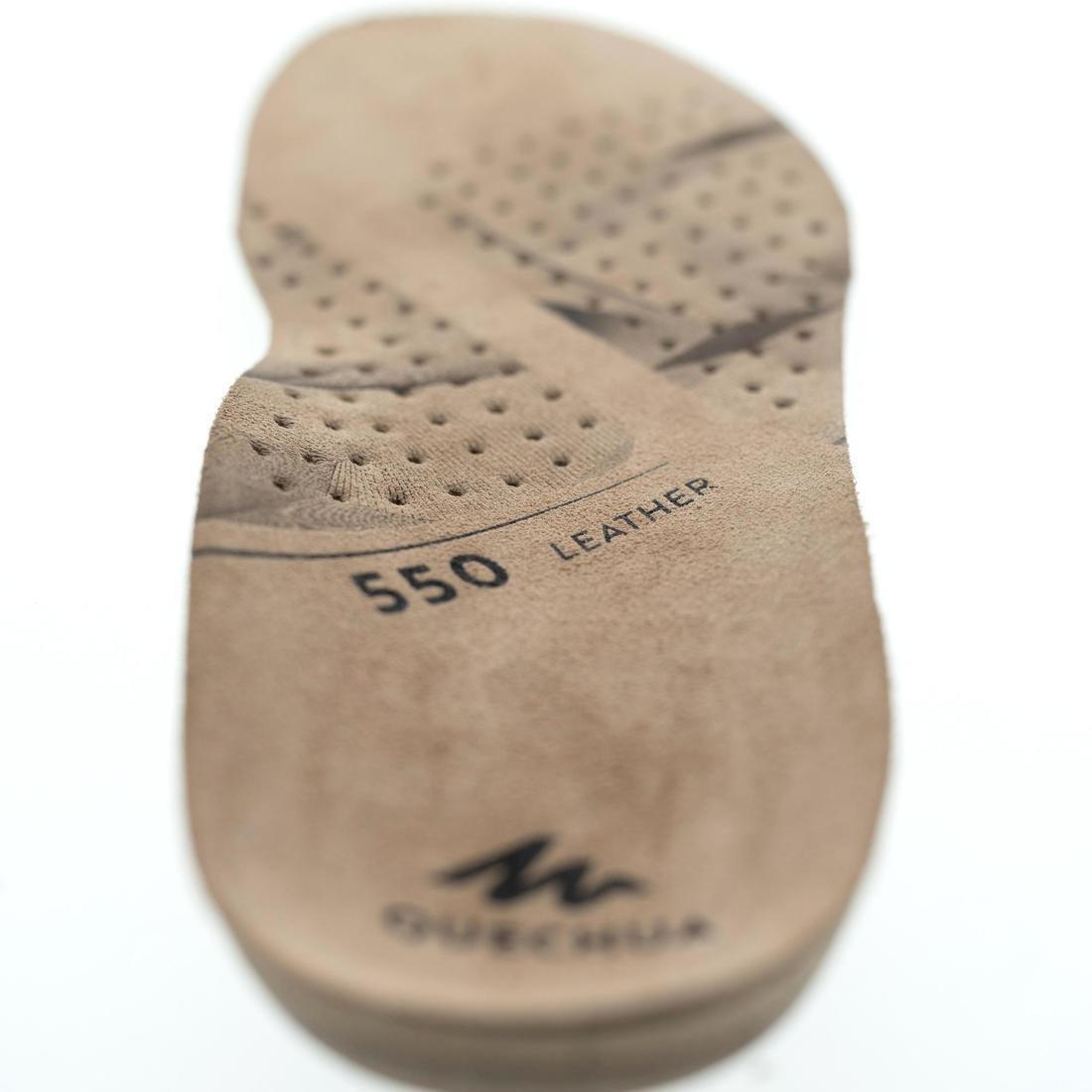 Leather Walking Insoles, Beige, , large image number 5