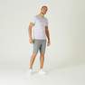 NYAMBA - Men's Slim-Fit Stretch Cotton Fitness T-Shirt, Asphalt Blue