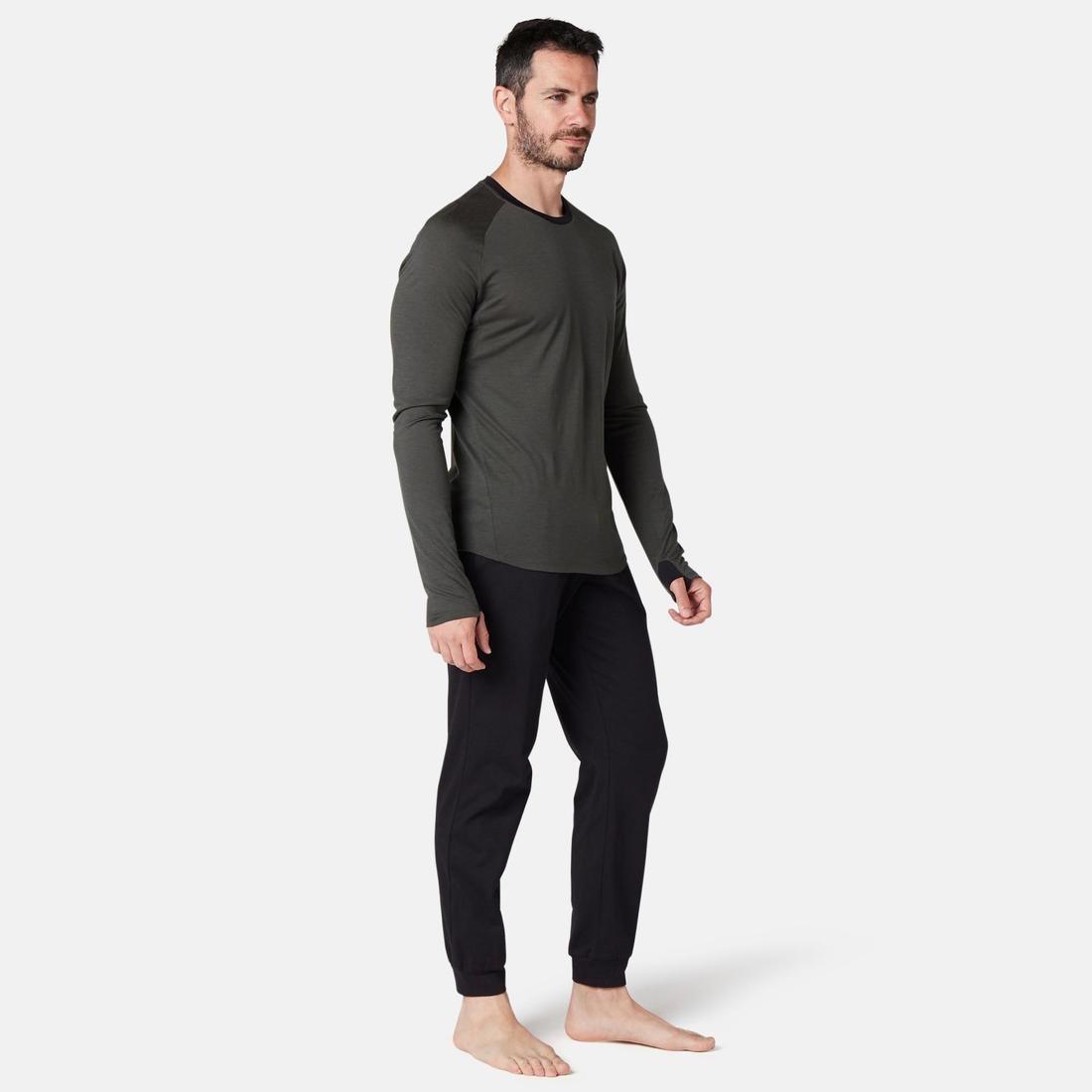 Fitness Jogging Bottoms with Gathe Ankles, Grey, No Color, large image number 2