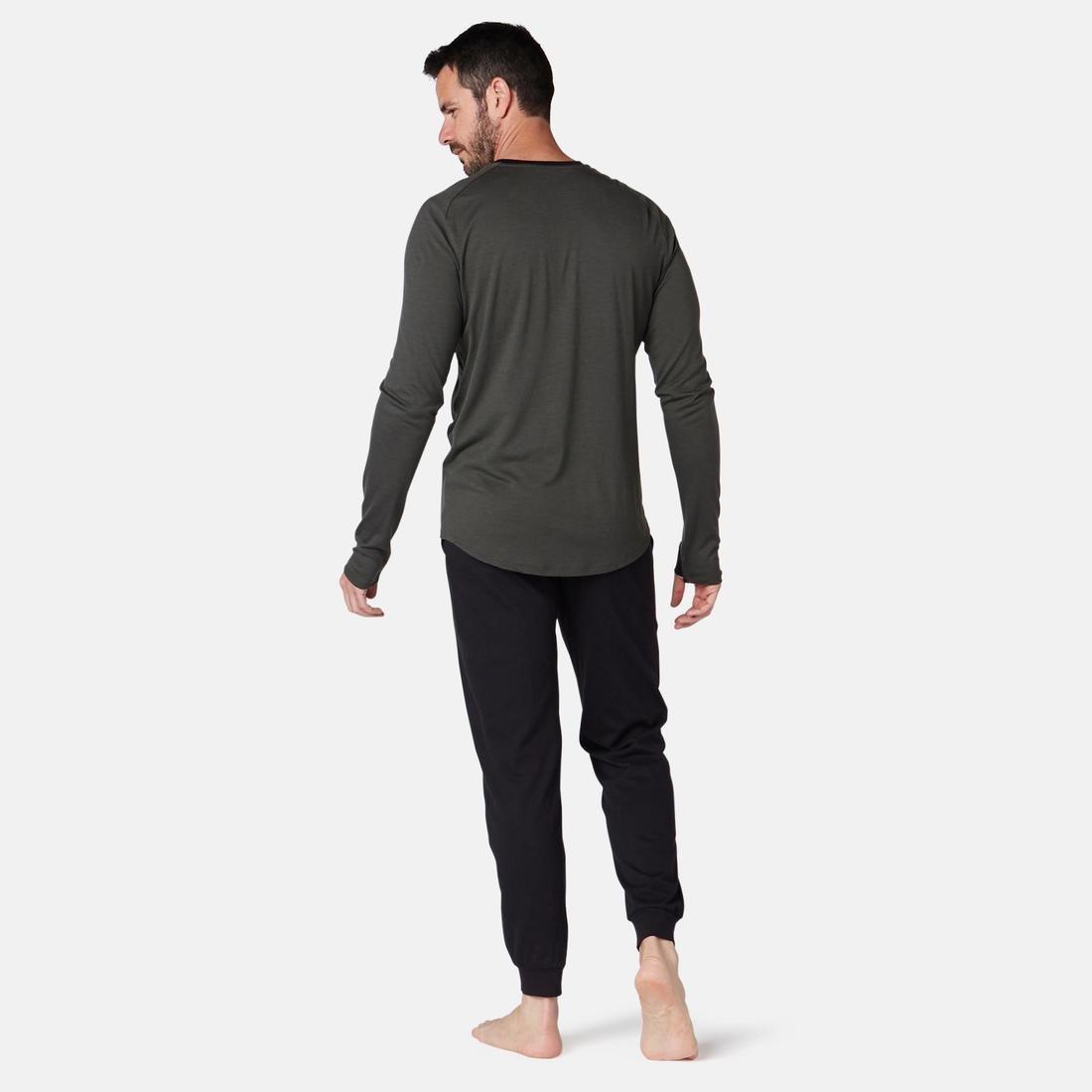 Fitness Jogging Bottoms with Gathe Ankles, Grey, No Color, large image number 4
