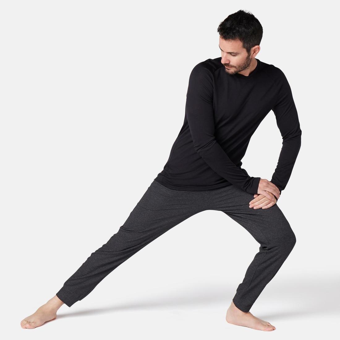Fitness Jogging Bottoms with Gathe Ankles, Grey, No Color, large image number 10