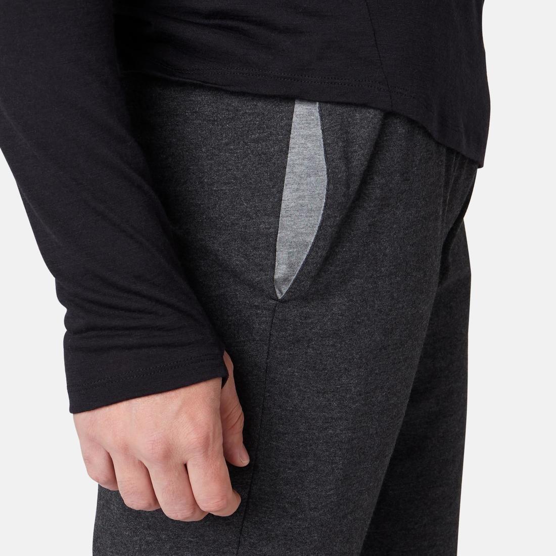 NYAMBA - Fitness Jogging Bottoms With Gathe Ankles, Carbon Grey