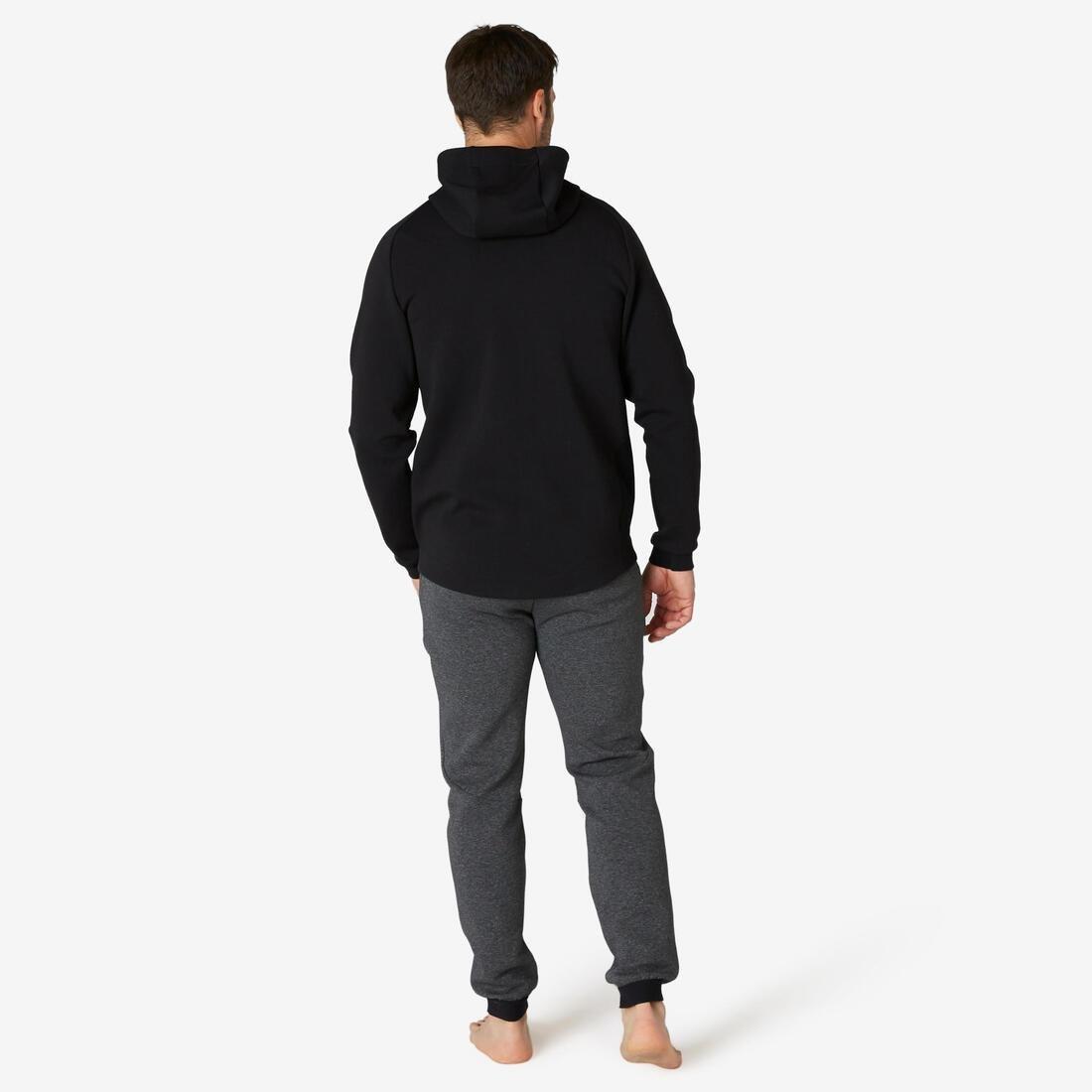 Zippered Fitness Hoodie With Zippered Pockets, Blue, , large image number 10