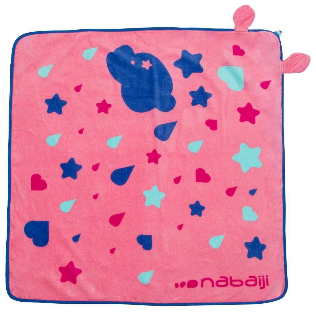 Baby Pool Towel With Hood -  Unicorn Print, No Color, medium