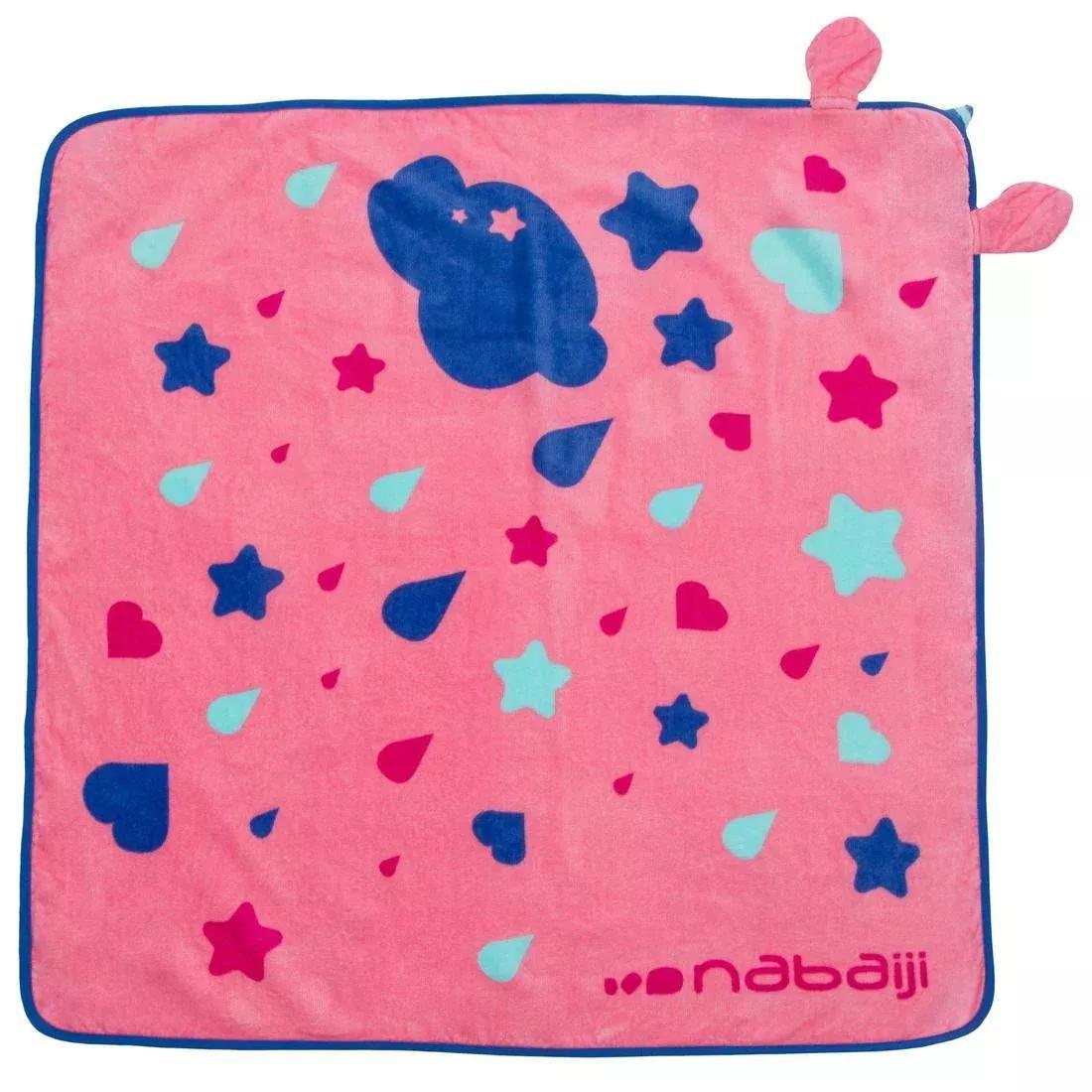 NABAIJI - Baby Pool Towel With Hood -  Unicorn Print