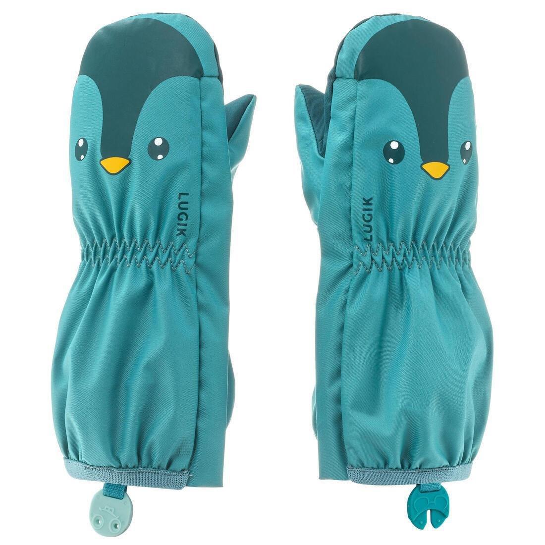 PURPLE Baby Ski Mittens - WARM LUGIKLIP Turquoise, , large image number 2