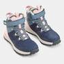 QUECHUA - Children's warm waterproof hiking boots - SH500 leather rip-tab - size 7 - 2, Desert rose