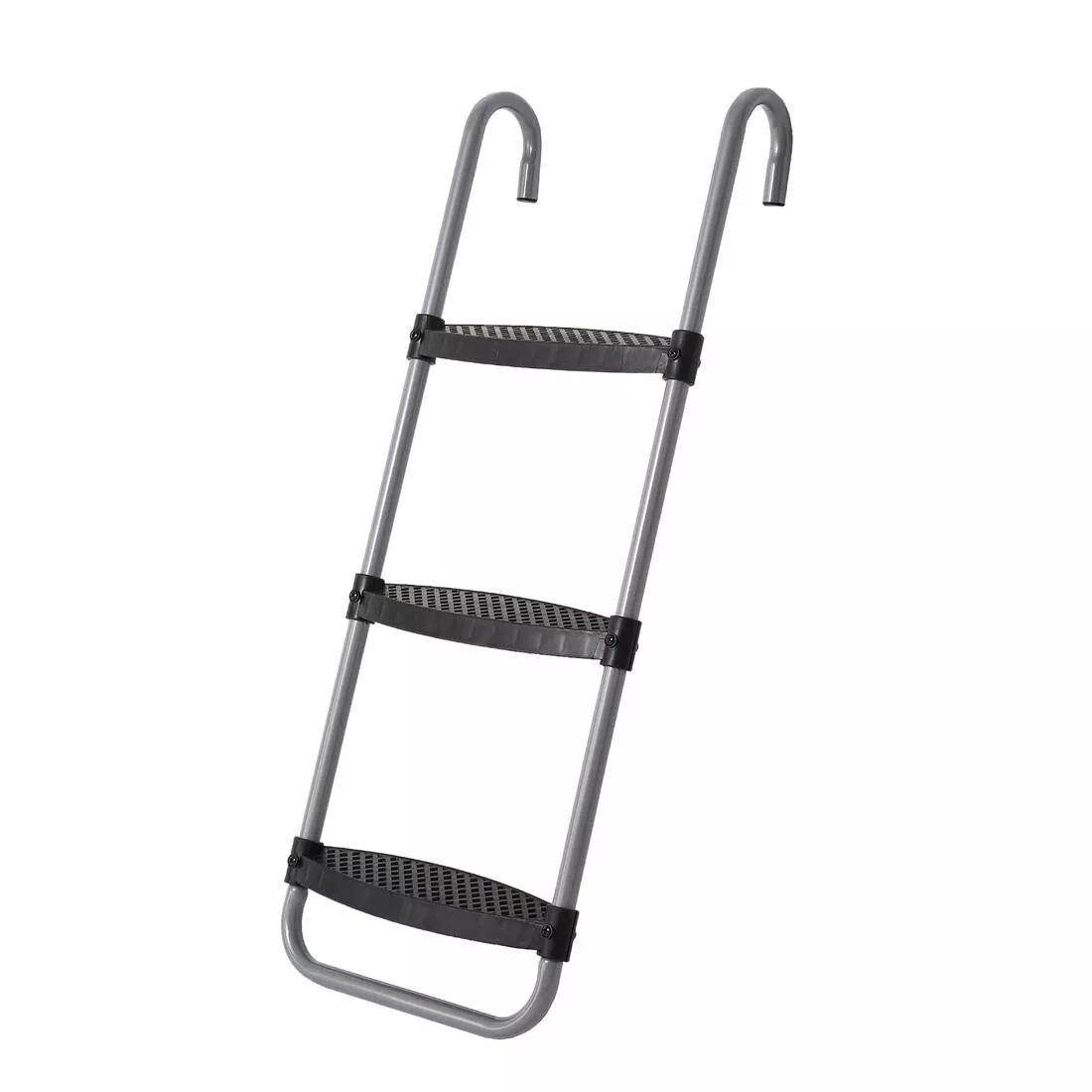 3-Step Trampoline Ladder, Black, No Color, large