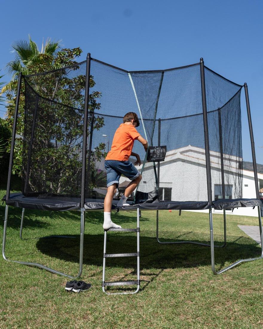 3-Step Trampoline Ladder, Black, No Color, large image number 6