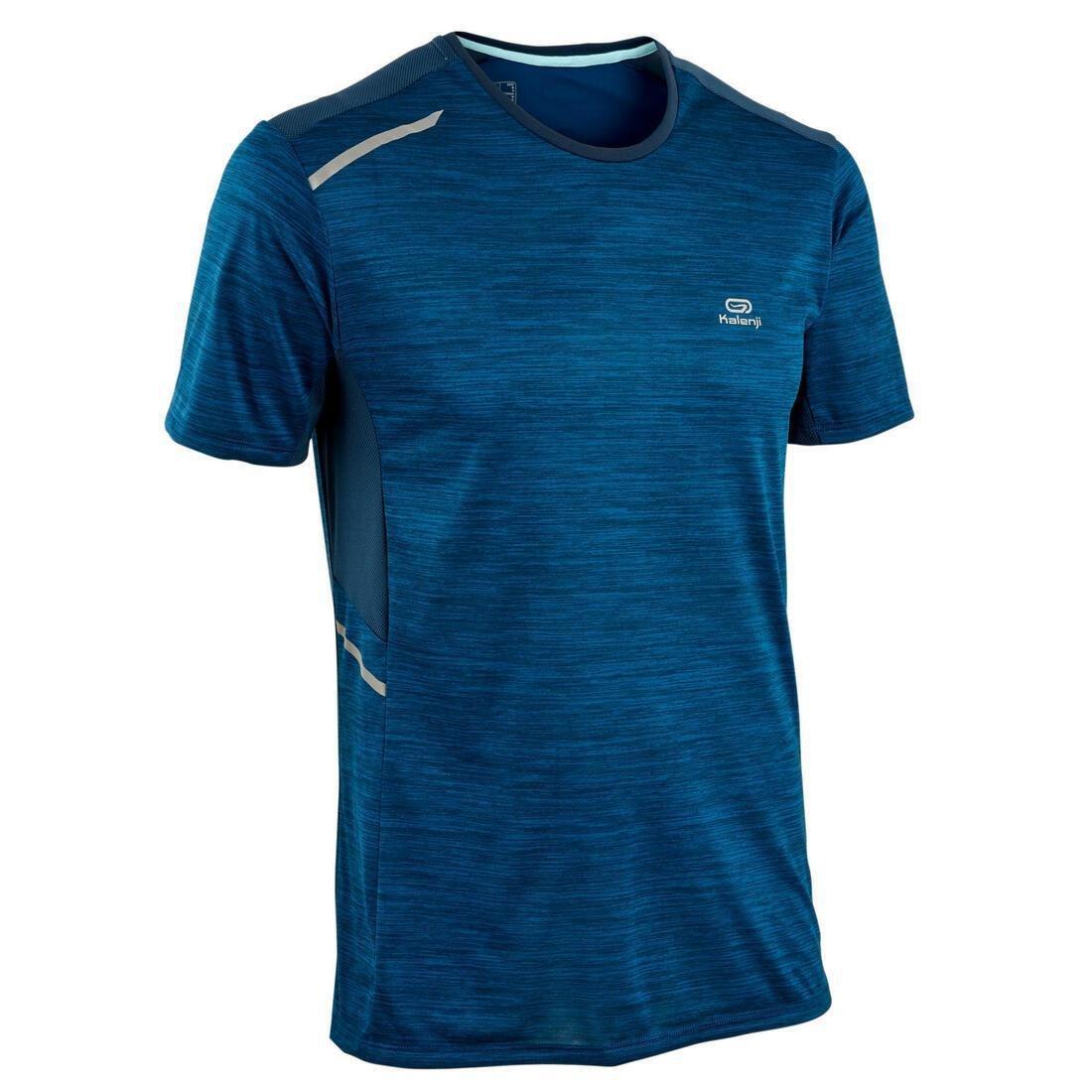 Run Dry+ Mens Running T-Shirt, Blue, No Color, large image number 5