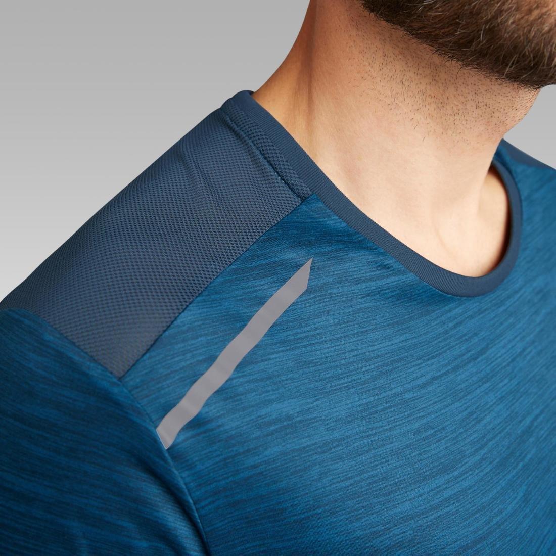 Run Dry+ Mens Running T-Shirt, Blue, No Color, large image number 6