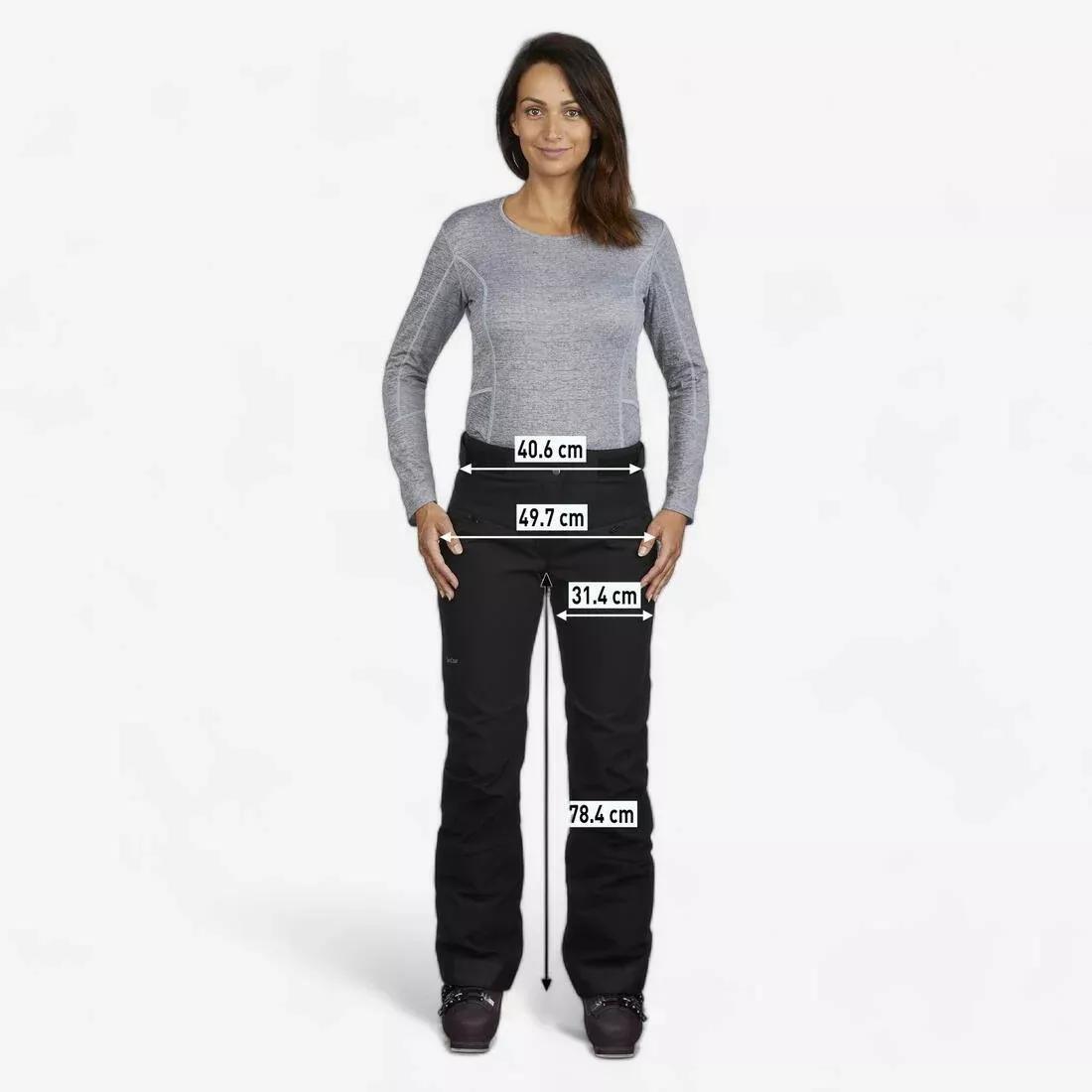 Women's Downhill Ski Trousers, Black, , large image number 0