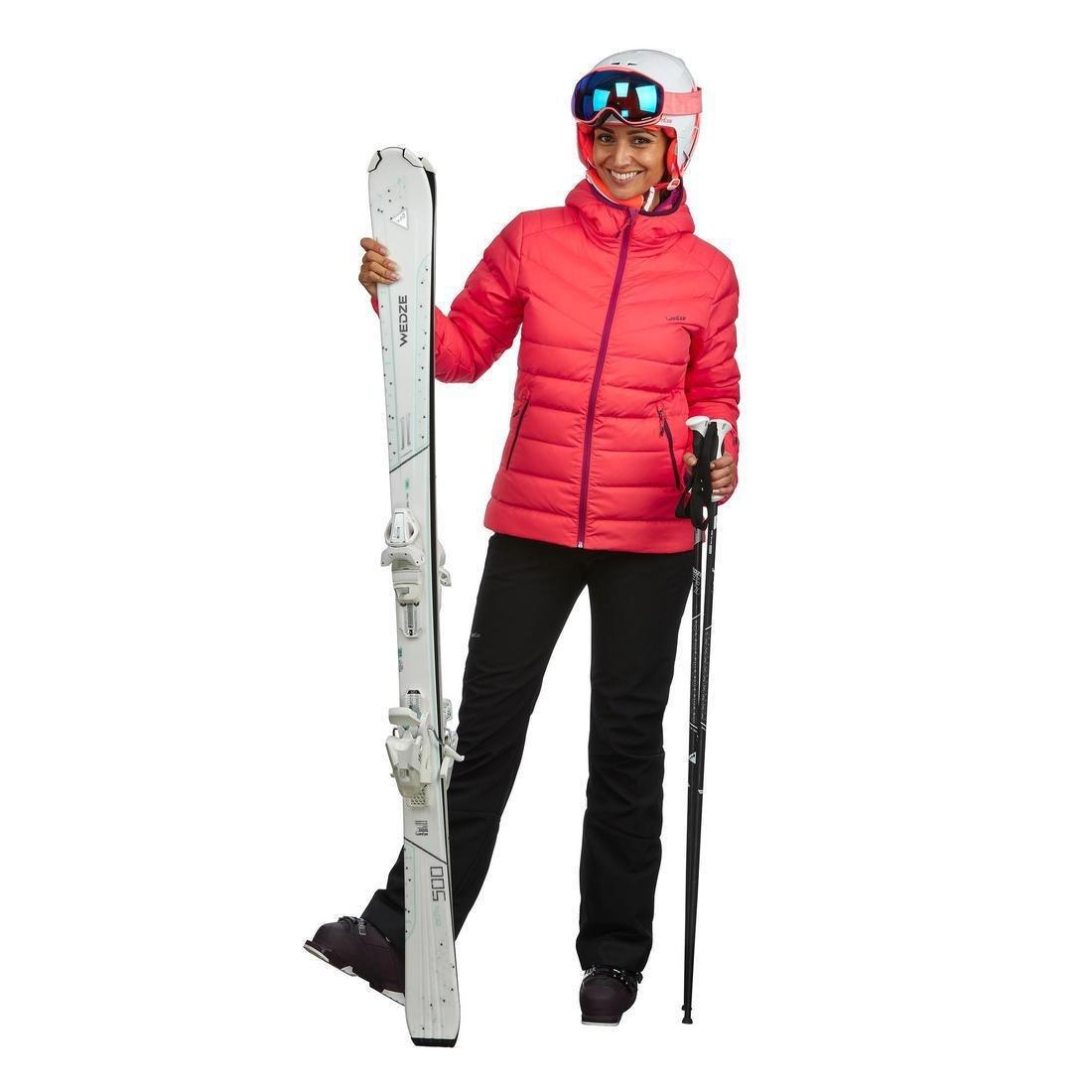 Women's Downhill Ski Trousers, Black, , large image number 1