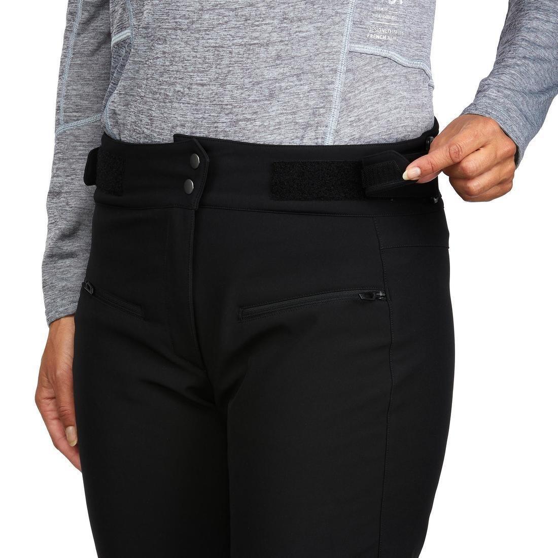 Women's Downhill Ski Trousers, Black, , large image number 2