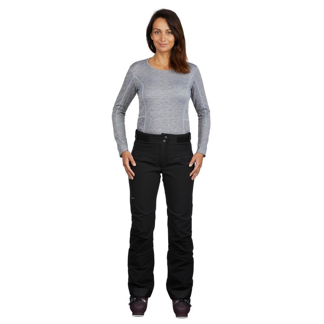 Women's Downhill Ski Trousers, Black, , large image number 5