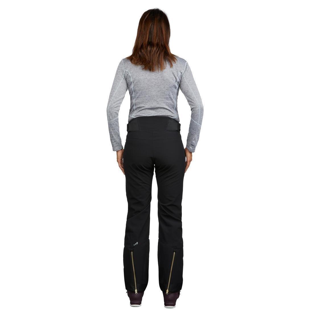 Women's Downhill Ski Trousers, Black, , large image number 6