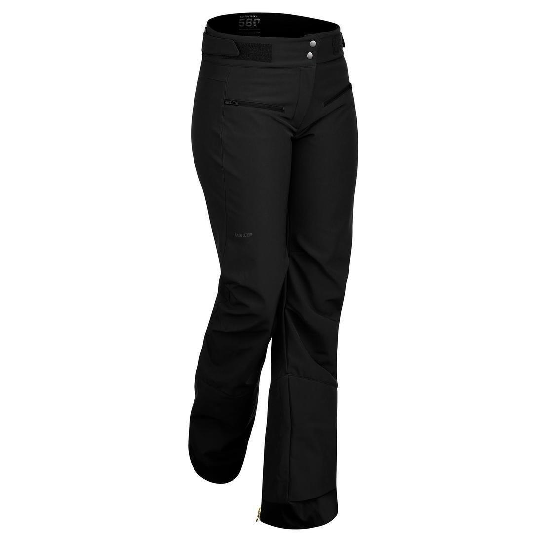 WEDZE - Women Downhill Ski Trousers, Black