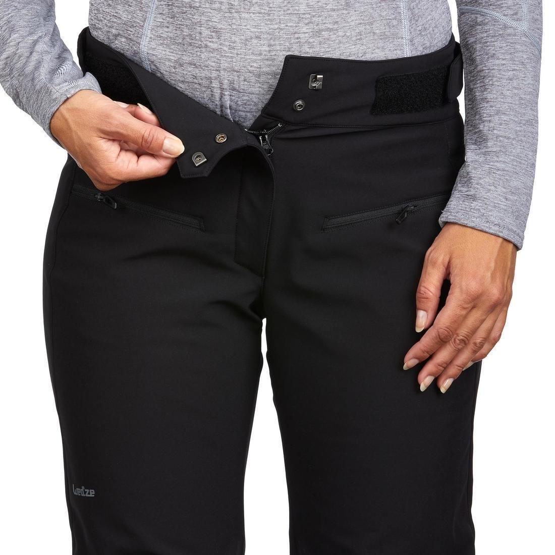 Women's Downhill Ski Trousers, Black, , large image number 9