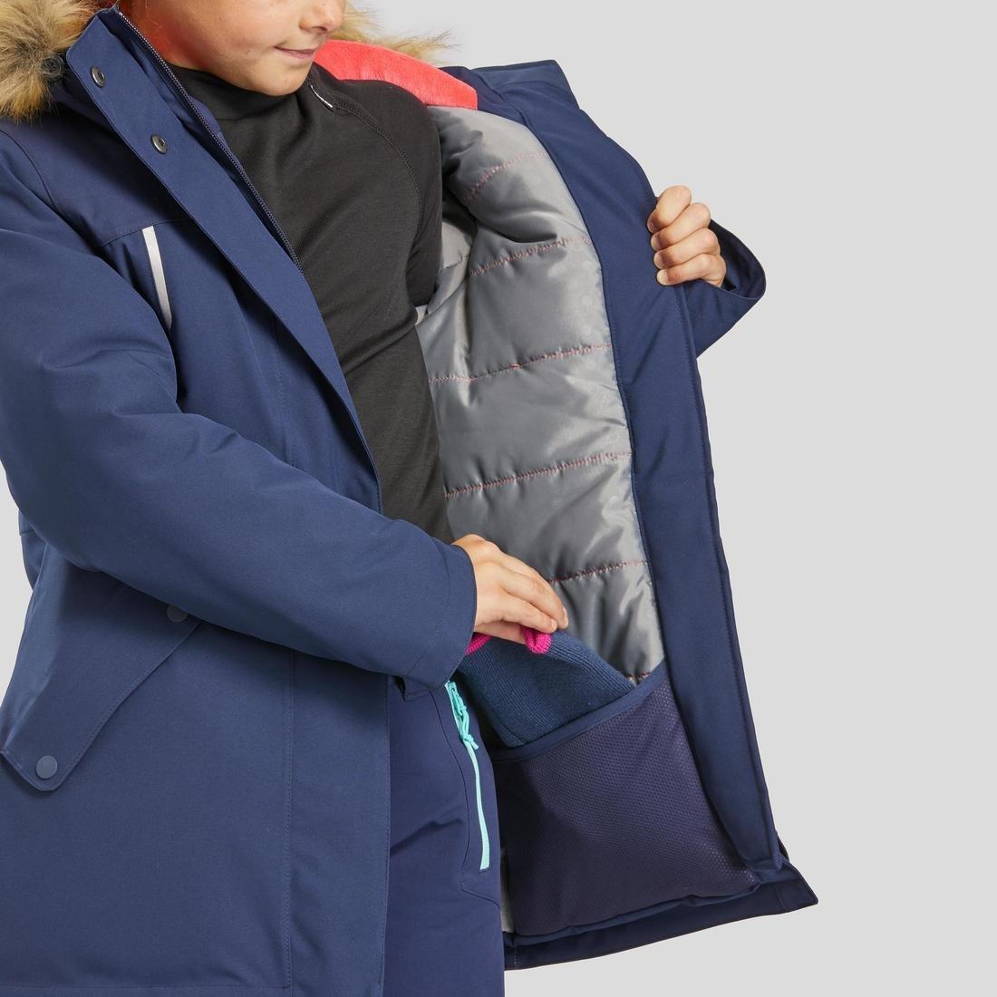 NAVY BLUE PARKA CHAUDE ET IMPERM?�ABLE DE RANDONN?�E - SH900 -17?�C - ENFANT 7-15 ANS, , large image number 5