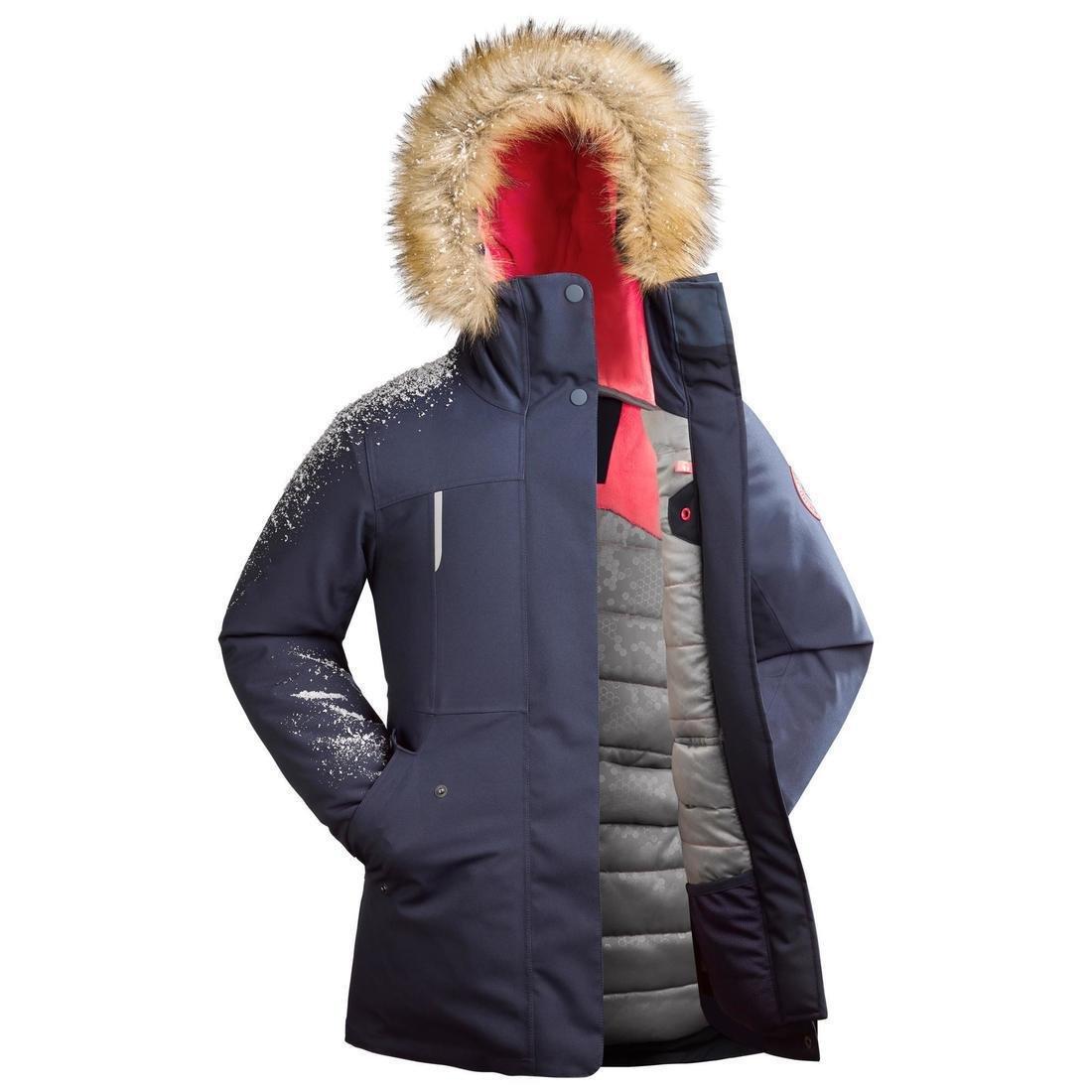 NAVY BLUE PARKA CHAUDE ET IMPERM?�ABLE DE RANDONN?�E - SH900 -17?�C - ENFANT 7-15 ANS, , large image number 8