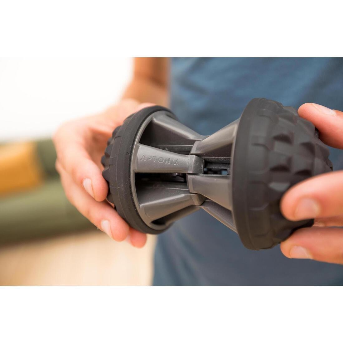2-In-1 Massage Ball, Single And Double, Black, No Color, large image number 3