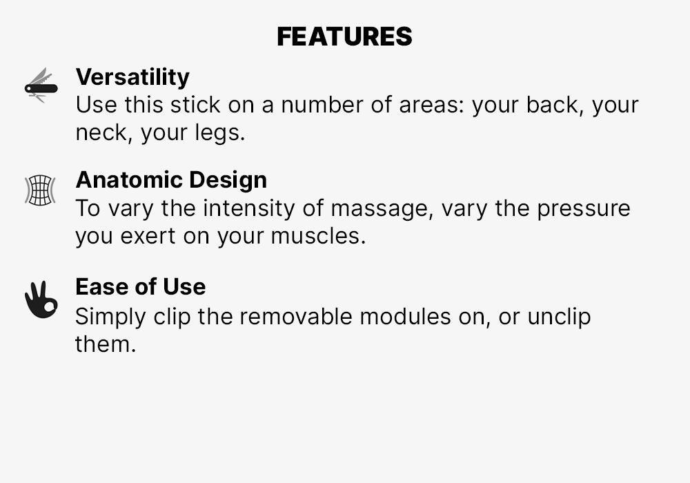 Massage Stick 500 Modular, No Color, large image number 15