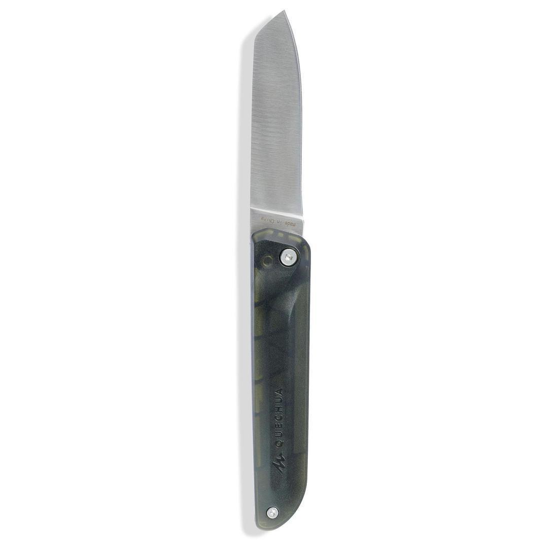 Hiking Knife - MH100 with Blade Lock, Green, No Color, large image number 2